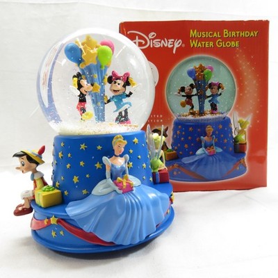 Disney Musical Birthday Water/Snowglobe Hallmark - When You Wish Upon A Star