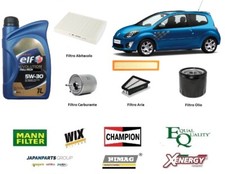 Kit Filtri Tagliando per Renault  Twingo 2 II 1.5 DCI + 5 Litri Olio ELF   