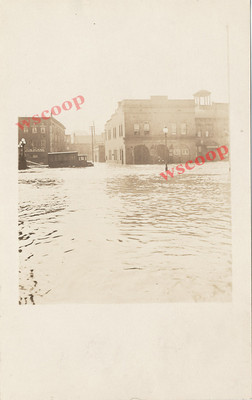 Cumberland MD * Flood Mar. 29, 1924 * Fire Dept. Frederick St. RPPC