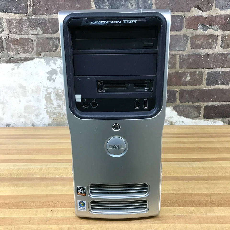 PC retro para juegos Dell Dimension E521 AMD Athlon 2,00 GHz 1 GB RAM (Windows Vista) Foto 2 de 4