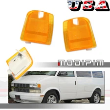 Amber Side Marker Signal Parking Light Lamps Pair Set for 95-05 Chevy Safari Van