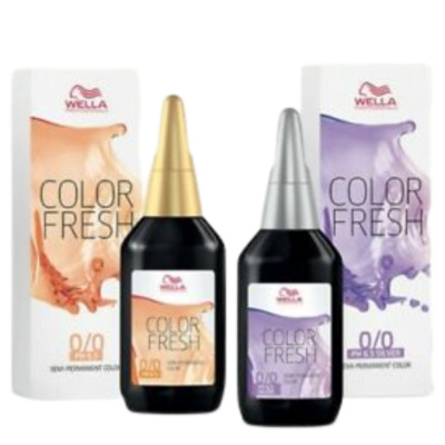 3 x Wella Color Fresh Hair Toner 75ml - Various Shades