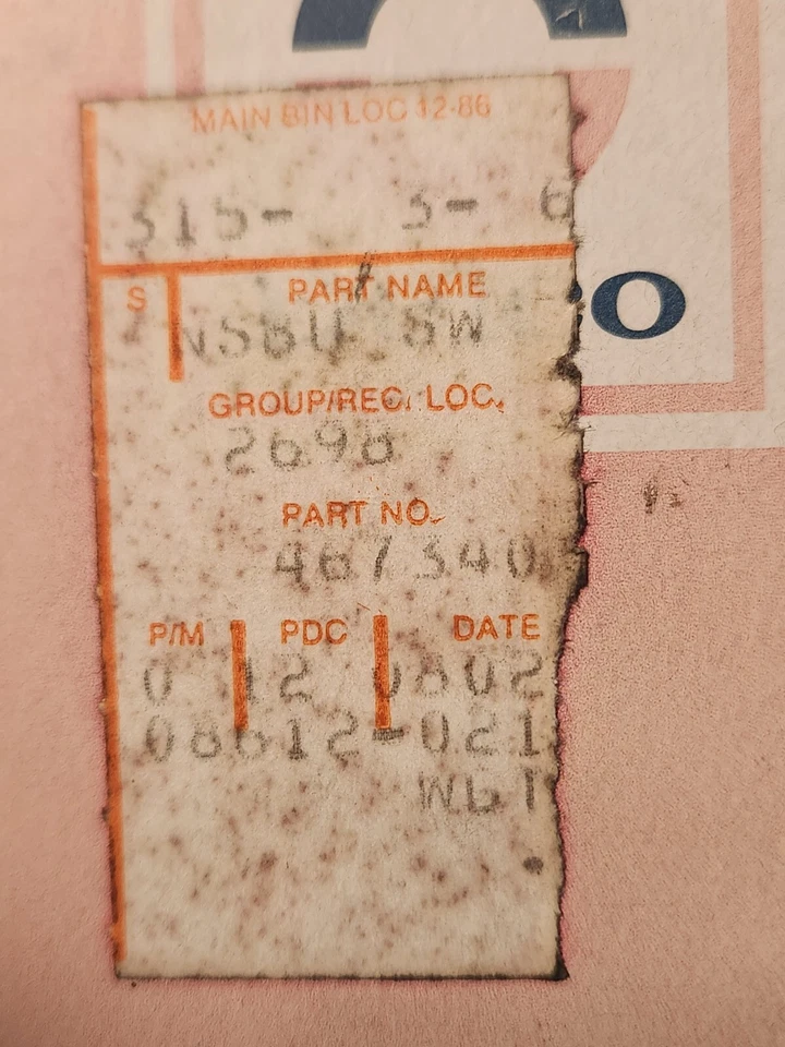 Nuevo de Lote Antiguo GM 1978-82 CHEVROLET CHEVETTE PONTIAC T1000 A/T INTERRUPTOR DE SEGURIDAD NEUTRO 467340 Foto 4 de 4