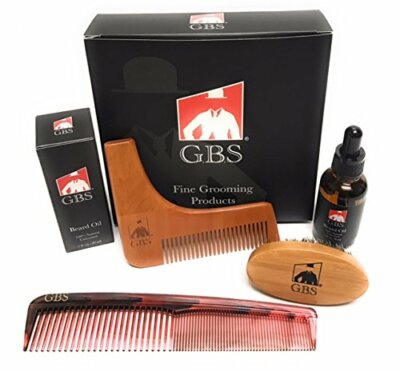 GBS 4 Piece Premium Beard Styling and Shaping Set