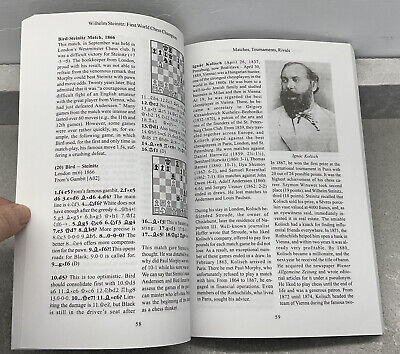 CHESS BOOK: WILHELM STEINITZ, 1st World Chess Champion, Isaak & Vladimir  Linder 9781936490929