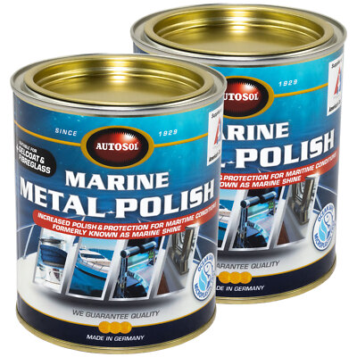 Bootspolitur Metall Politur 2x 750ml Metallpolitur Autosol 01001191 Schleifpaste