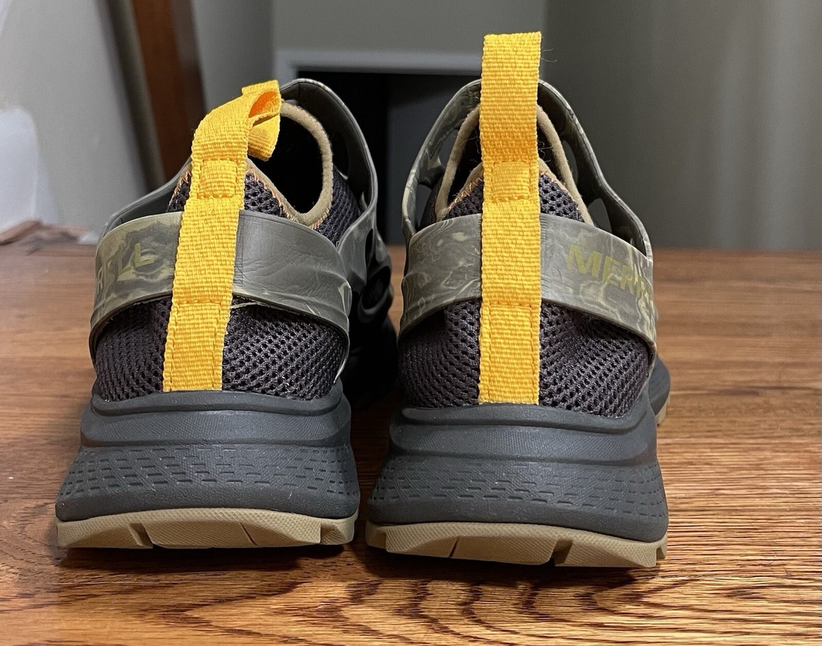 Merrell Hydro Runner Men\'s 12 Olive Camo Yellow Water Shoes J067027 NWOB Merrell Hydro Runner SKU: 9597209 - YouTube main image 3