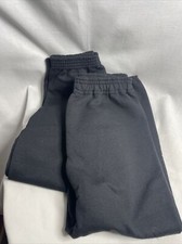 Hanes Youth ComfortBlend EcoSmart Sweatpants 2 Pair - Black - Size Small