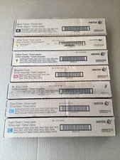 NEW! Lot of 7 , Xerox WorkCentre 7525 K/C/M/Y Toner Cartridge
