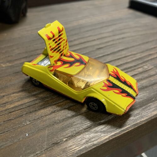Vintage Matchbox Superfast No.33 Datsun 128X Yellow Die Cast Lot A - Picture 1 of 6