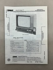 Sears 564.40453750 40453751 Service Manual Sams Photofact Free Shipping