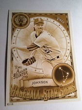 2019 Topps Allen & Ginter Baseball Star Signs 5x7 Randy Johnson Mariners 02/10