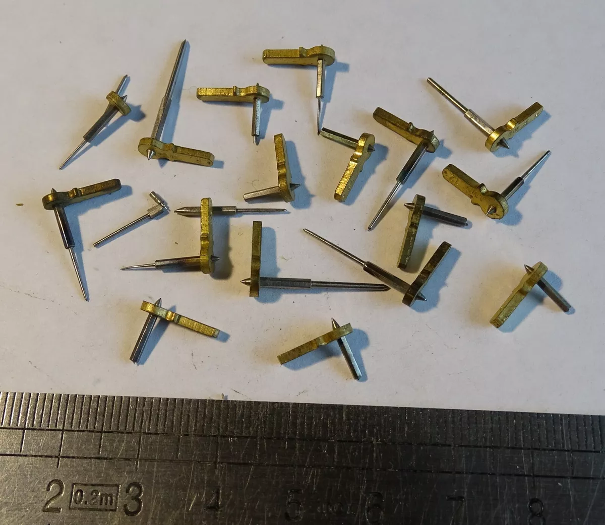 VINTAGE PI CE HORLOGERIE r veil pendule axes lot pi ces d tach es