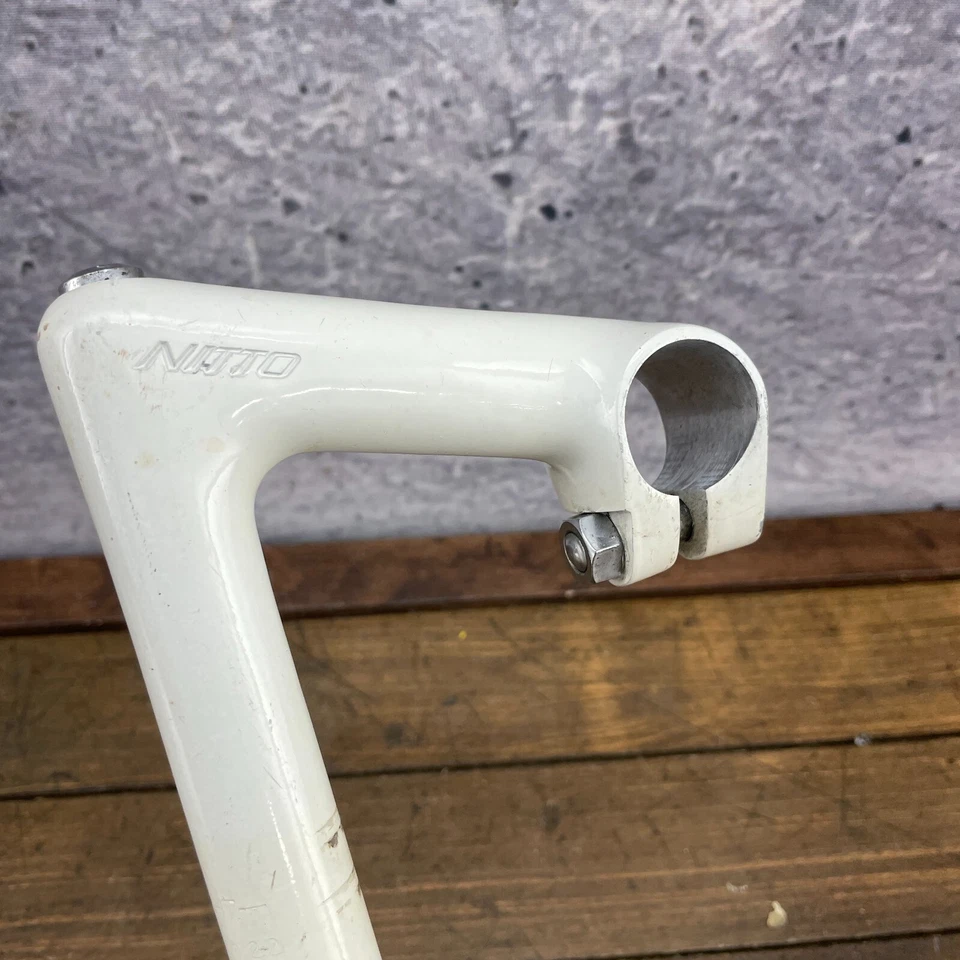 Vintage Nitto Stem  90 mm 26.0 mm WHITE Lightning  22.2 mm .875 Quill 80s - Image 2 of 4