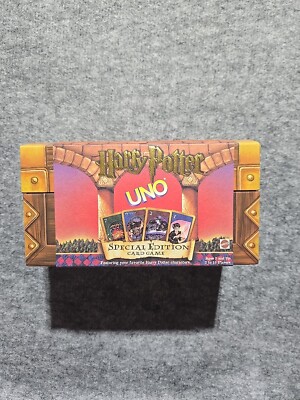 New Harry Potter & Sorcerer's Stone Uno Special Edition Card Trunk