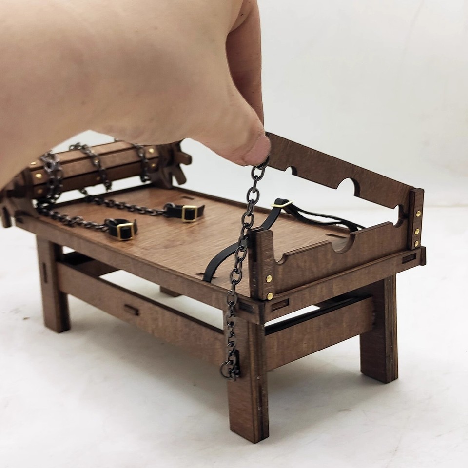 Dungeon Torque Racks 1/12 Rack Torture Model Accessories Dungeon Photo Scene Model For 6 ...
