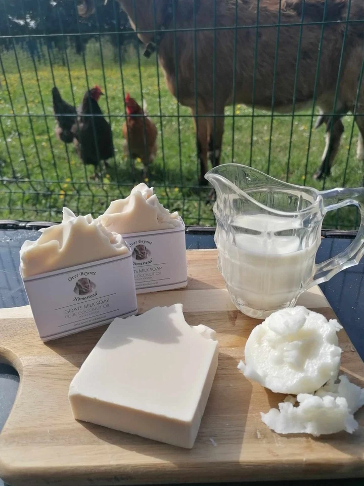 Homemade 100% Raw Goats Milk Soap