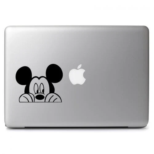 2 Mickey Mouse Peeking Decal Sticker for Macbook Laptop Car Window Bumper Truck - Image 2 of 4