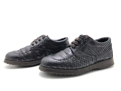 Hogan Damen Sneaker Gr. 37,5 Schnürschuhe Halbschuhe Freizeitschuh Komfort Braun - Bild 1 von 4