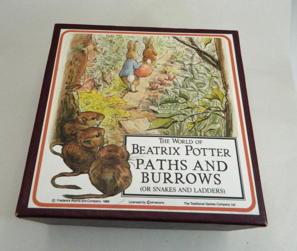 The World of Beatrix Potter Paths and Burrows Board Game Vintage 1988 - Image 2 of 4