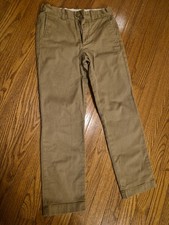 Crewcuts Stretch Slim Adjustable Waist Boys Khaki Chino Pants