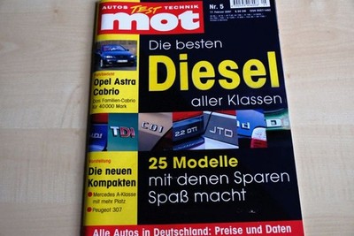 4) MOT 05/2001 - Opel Zafira 2.0 DTI mit 100PS  - Chrysler Voyager 2.5 CRD mit 1