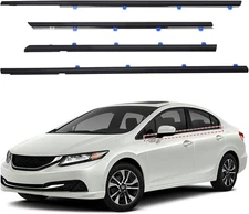 Car Window Weather Stripping Molding Trim Belt,Compatible with Honda Civic 2012-