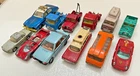 Lot of 12 Vintage Corgi Cars and Trucks in Varying Condition