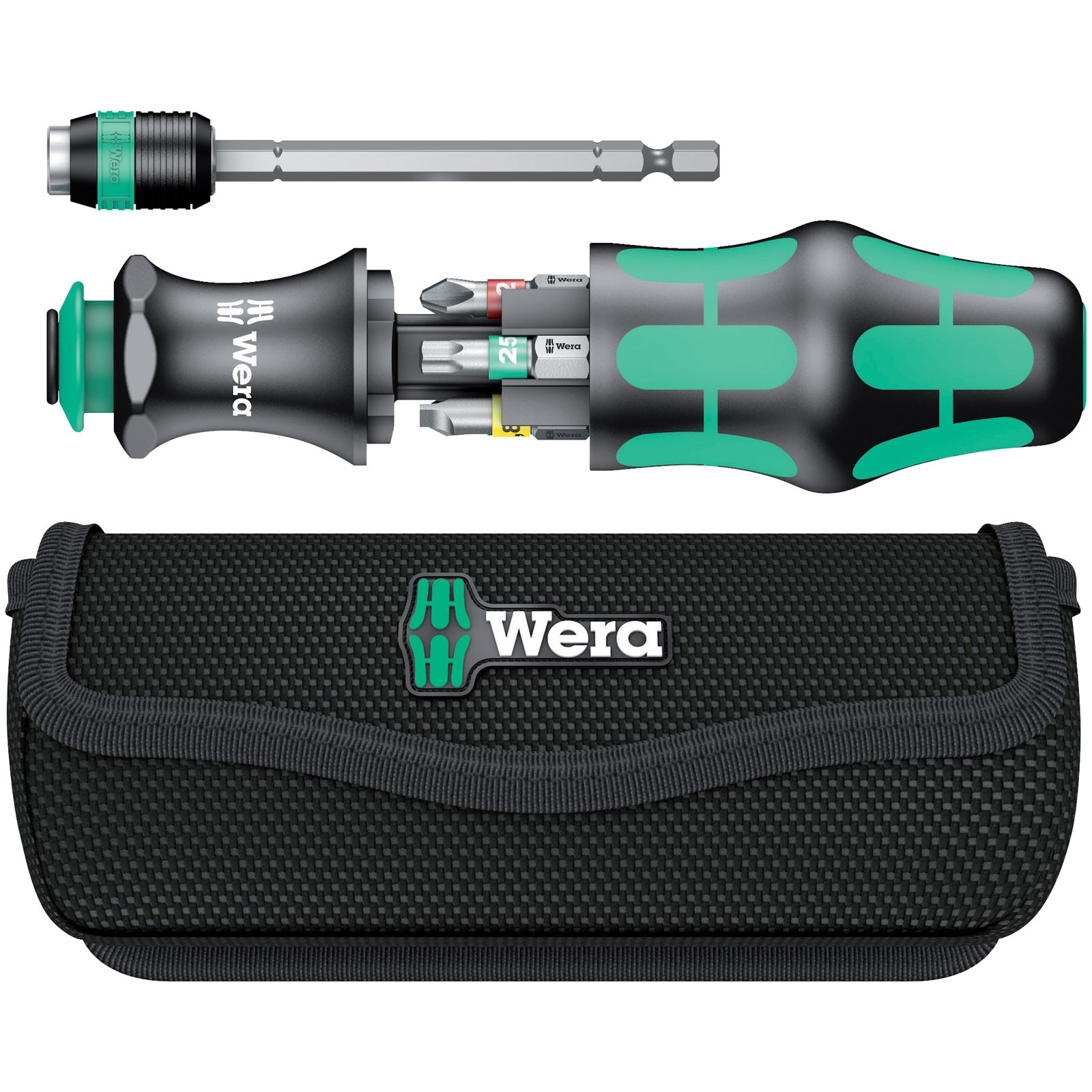Wera Kraftform Kompakt 20 Tool Finder 1 With Pouch - 6pc