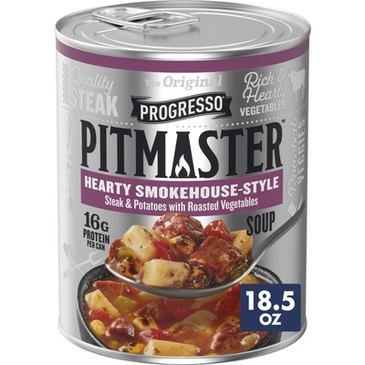 Progresso Pitmaster Steak   Potatoes with Roasted Vegetables   18.5 oz