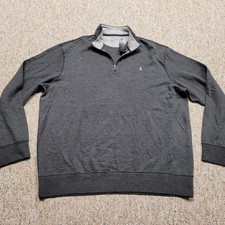Polo Ralph Lauren Performance Sweater Mens XL Grey Quarter Zip Pullover Pony NWT