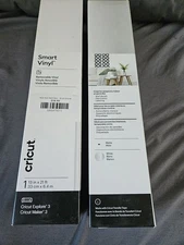 Cricut Smart Vinyl 13in x 21ft LOT of 2, White New Sealed Removable Vinyl