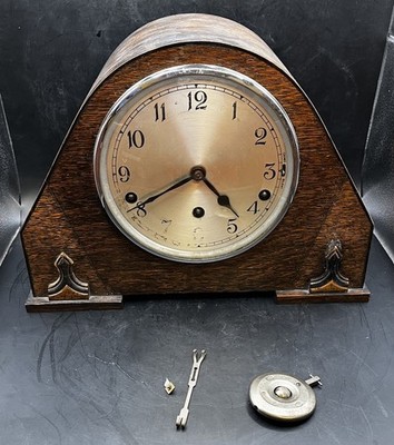 Garrard Manteluhr mit Westminster Glockenspiel Eiche Aufhängung eingerastet