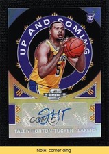 2019-20 Contenders Optic Up and Coming 110/125 Talen Horton-Tucker Auto READ 9w4