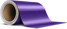 Purple Matte Metallic Air-Release Adhesive Vinyl Pinstripe Tape Roll 4 Inch X 2