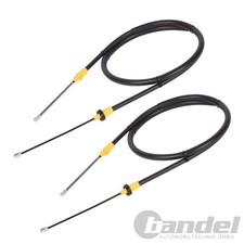 2x HANDBREMSSEILE HINTEN LINKS RECHTS passend für PEUGEOT 206 206+ PARTNER