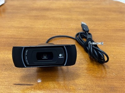 Logitech C910 Webcam Carl Zeiss Tessar Lens USB V-U0017  1080p HD  Meeting Chat
