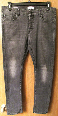 Men's ONLY & SONS Slim Fit Dark Gray Jeans! Size 33 X 30