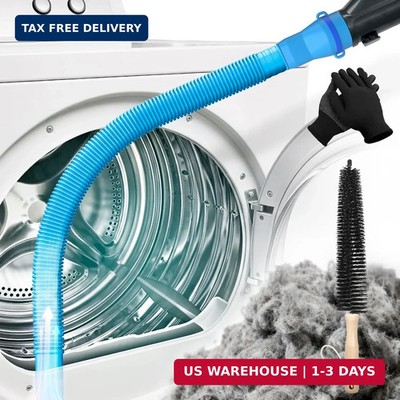 Holikme 3 Pieces Dryer Vent Cleaner Kit - Dryer Lint Screens Cleaner Brush Part,