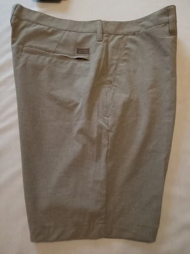 Billabong Crossfire Comfort Stretch Chino Shorts Men’s 34 Brown Zip Pockets NEW