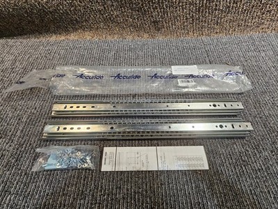 (1 Pair) Accuride C 3600-22D Drawer Slide Side Mount Full Soft Close 3/4''W