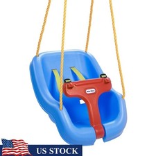 2-in-1 Baby Toddler Swing Easy-In Straps Indoor Outdoor Fun Secure High Back New