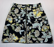 inc international concepts Women's Floral Skirt with zipper front 0293 