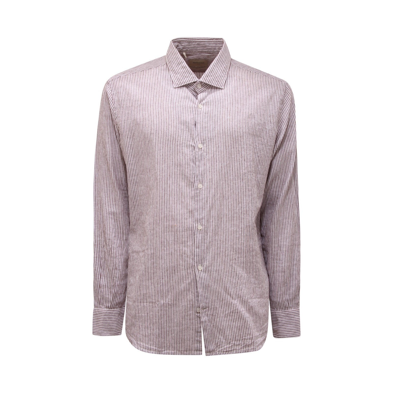 1459AT мужская льняная/хлопчатобумажная рубашка camicia uomo BROOKSFIELD SLIM для мужчин