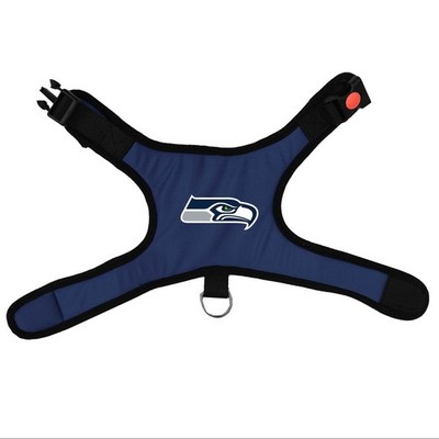 SEATTLE SEAHAWKS DOG CAT VEST HARNESS PADDED w/ SAFETY LOCK CHOOSE SIZE