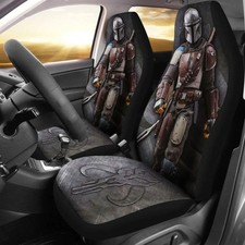 Mandalorian Car Seat Covers Star Wars Fans Gift Mandalorian Car Seat Covers Star Wars Fans Gift