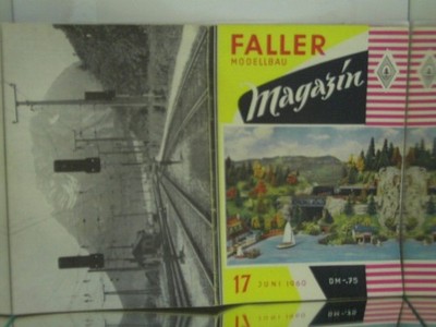 FALLER MAGAZIN Nr. 17 von 6/60 in DIN A 5 ca. 45 gr. gebraucht ungelocht (2059)