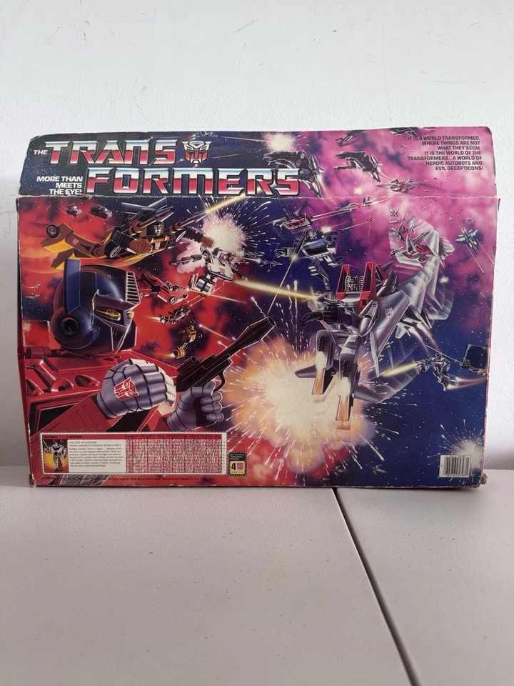 The Transformers Heroic Auto Bot Air Guardian Jet Fire In Box 1984 Hasbro G1 - Image 2 of 4