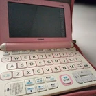 CASIO EX-word Pink Electronic Dictionary Tested Working English Japanese Case