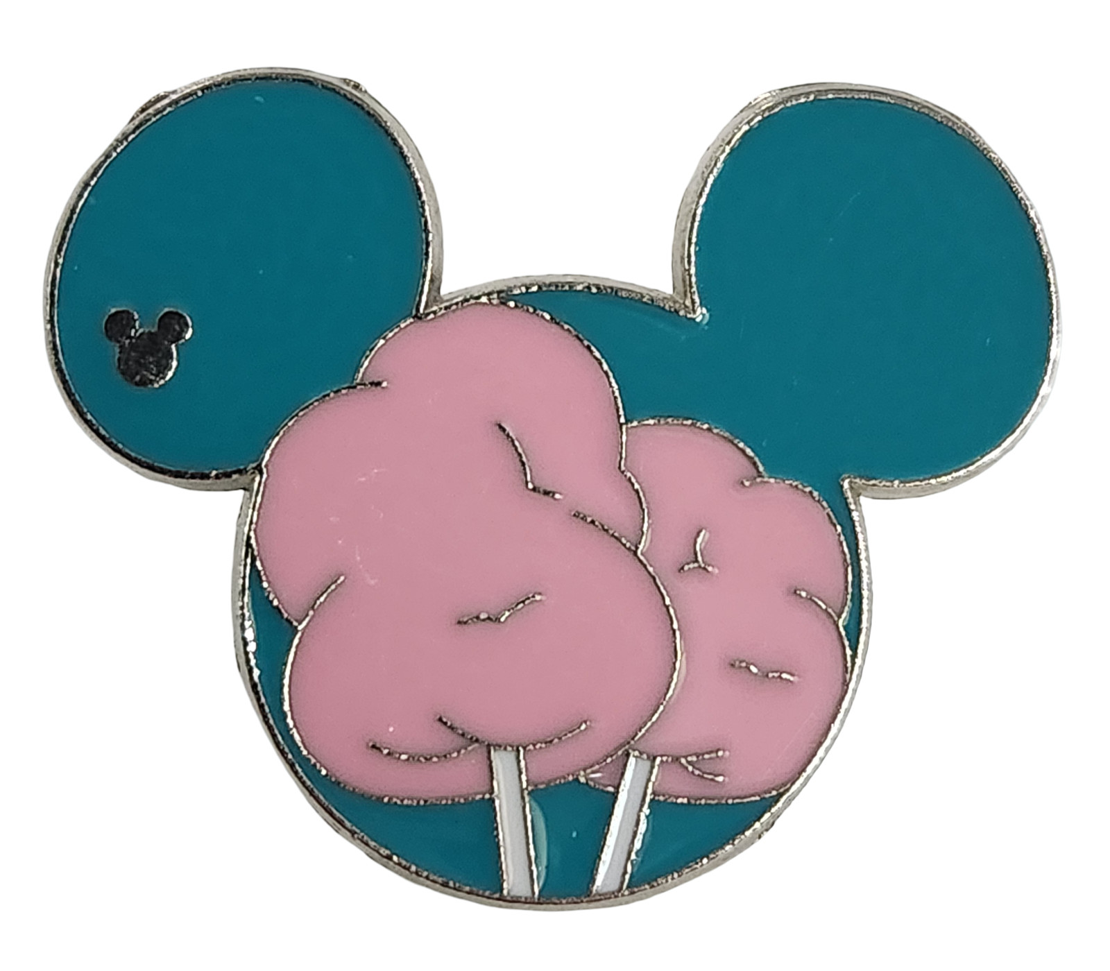 PP108535 DLR Pink Cotton Candy Mickey Food Icons Hidden Mickey 2015 Trading Pin